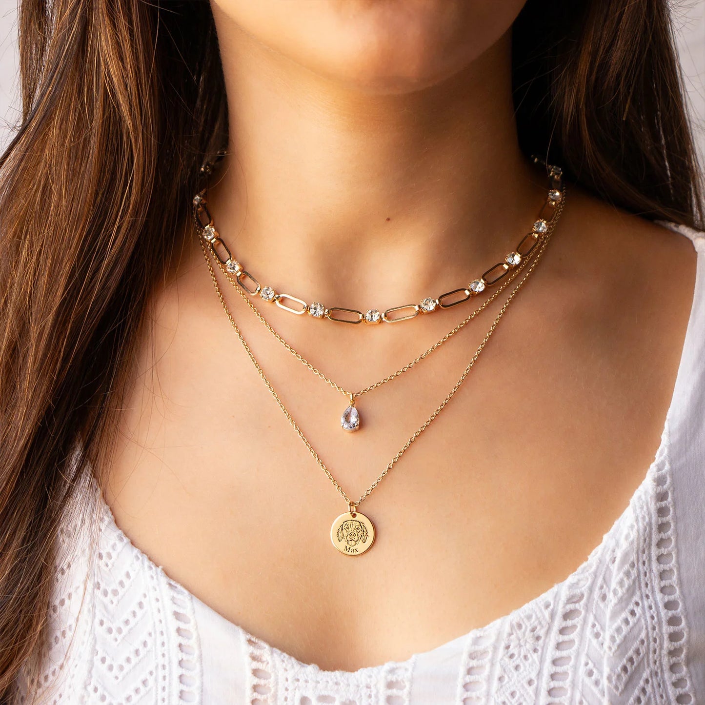 Işıltılı Kolye Seti