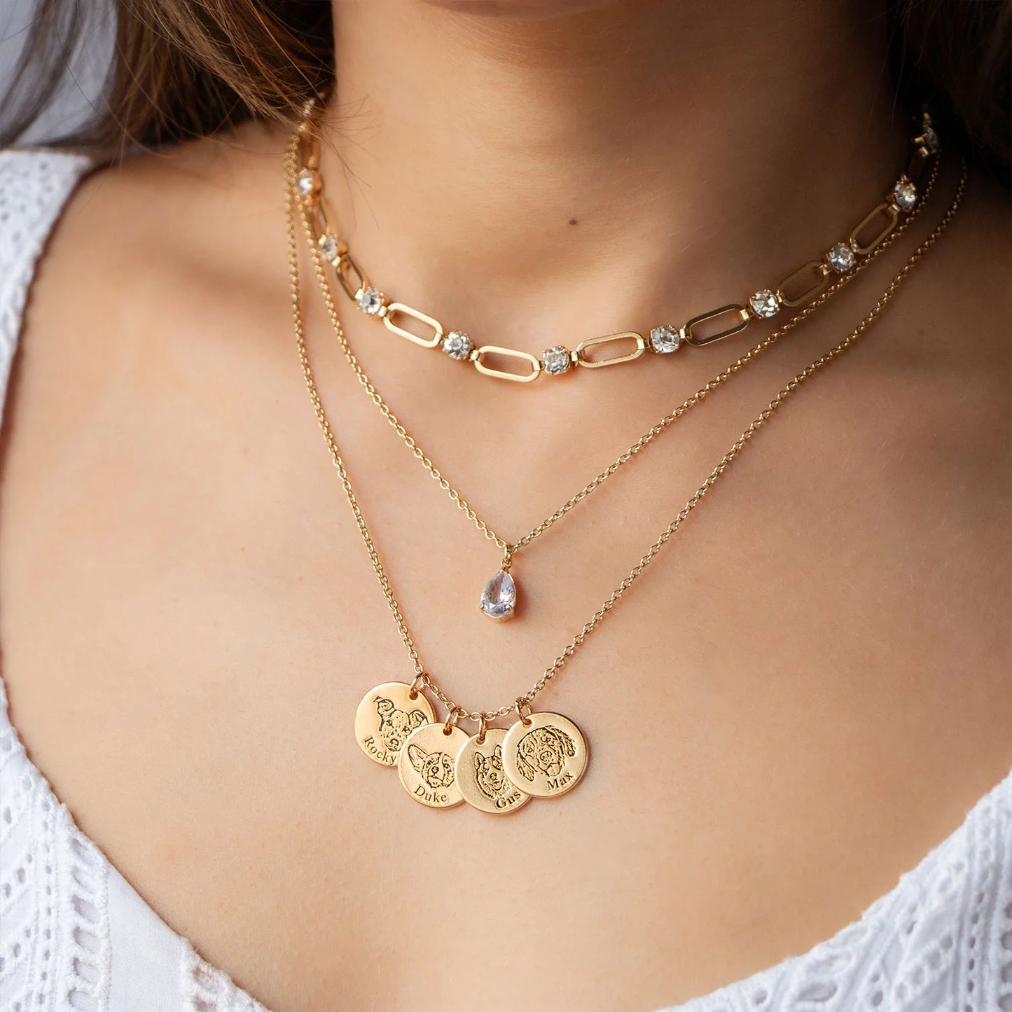 Işıltılı Kolye Seti